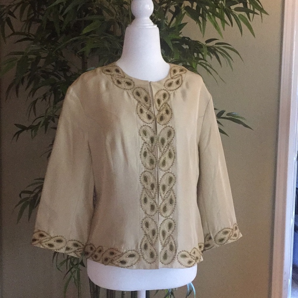 Gorgeous silk jacket.
